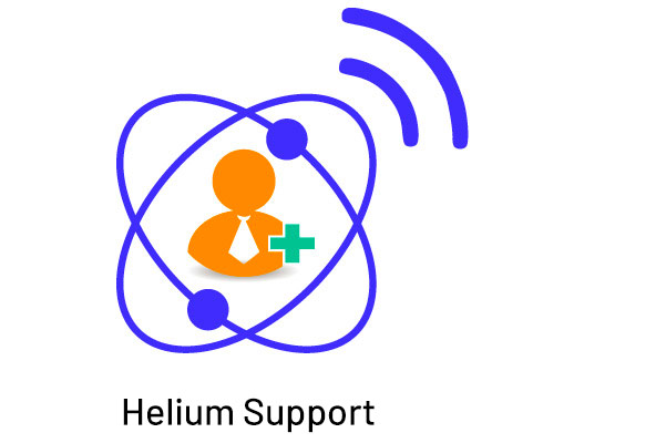 Technischer Helium-Support