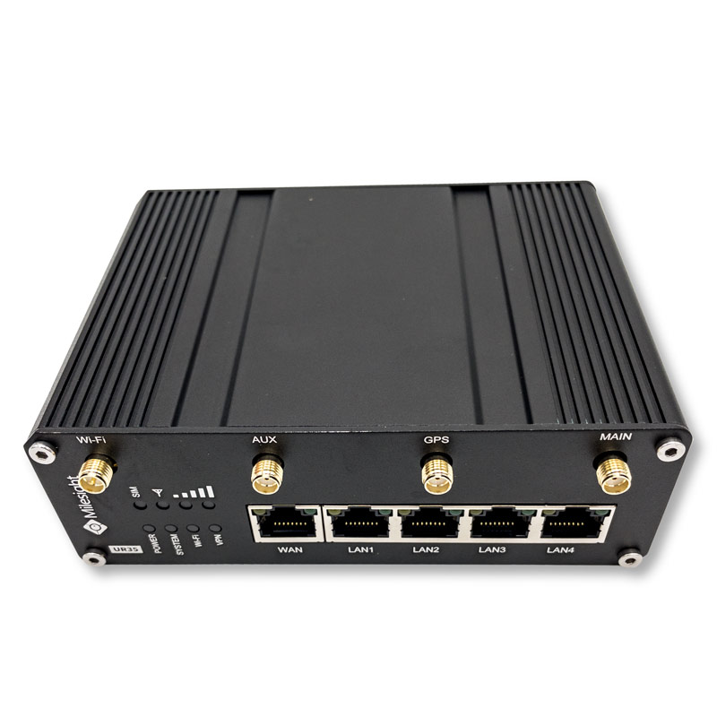 Milesight UR35-L04EU-G-P-W Industrieller 4G Mobilfunk Router Pro mit GPS, WiFi und PoE