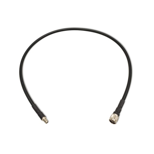 [AOT-LMR400-NM-RPSMAM-1m] AOT400 Low Loss Antenna Cable N-Male Plug to RP-SMA-Male Plug, 1 meter